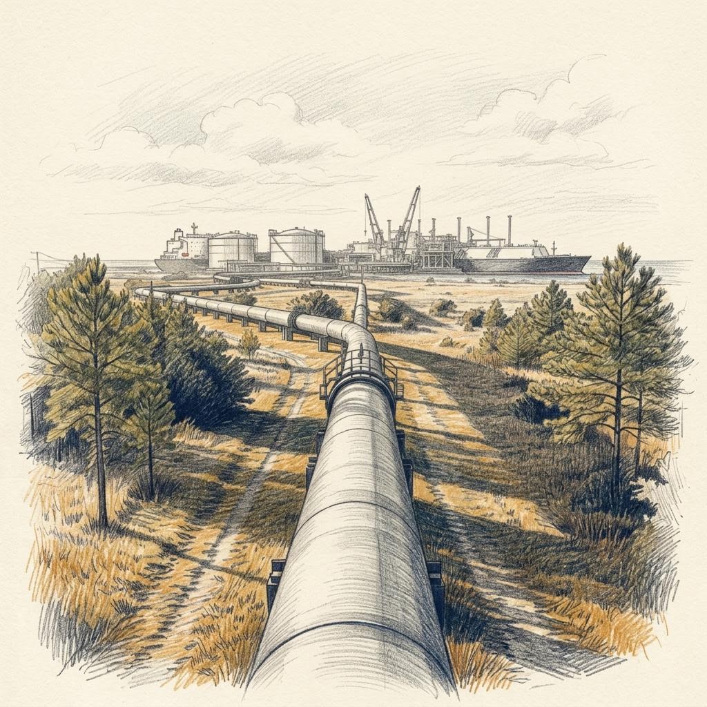 Editorial illustration for East Texas Gas: Why Things Feel Different This Time