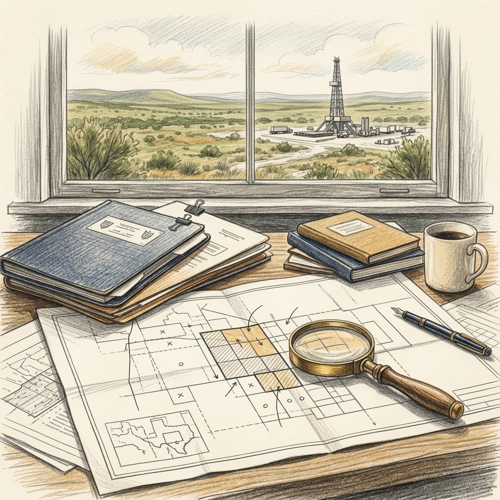 Editorial illustration for Received an Oil and Gas Lease? Seven Terms to Review Before Signing
