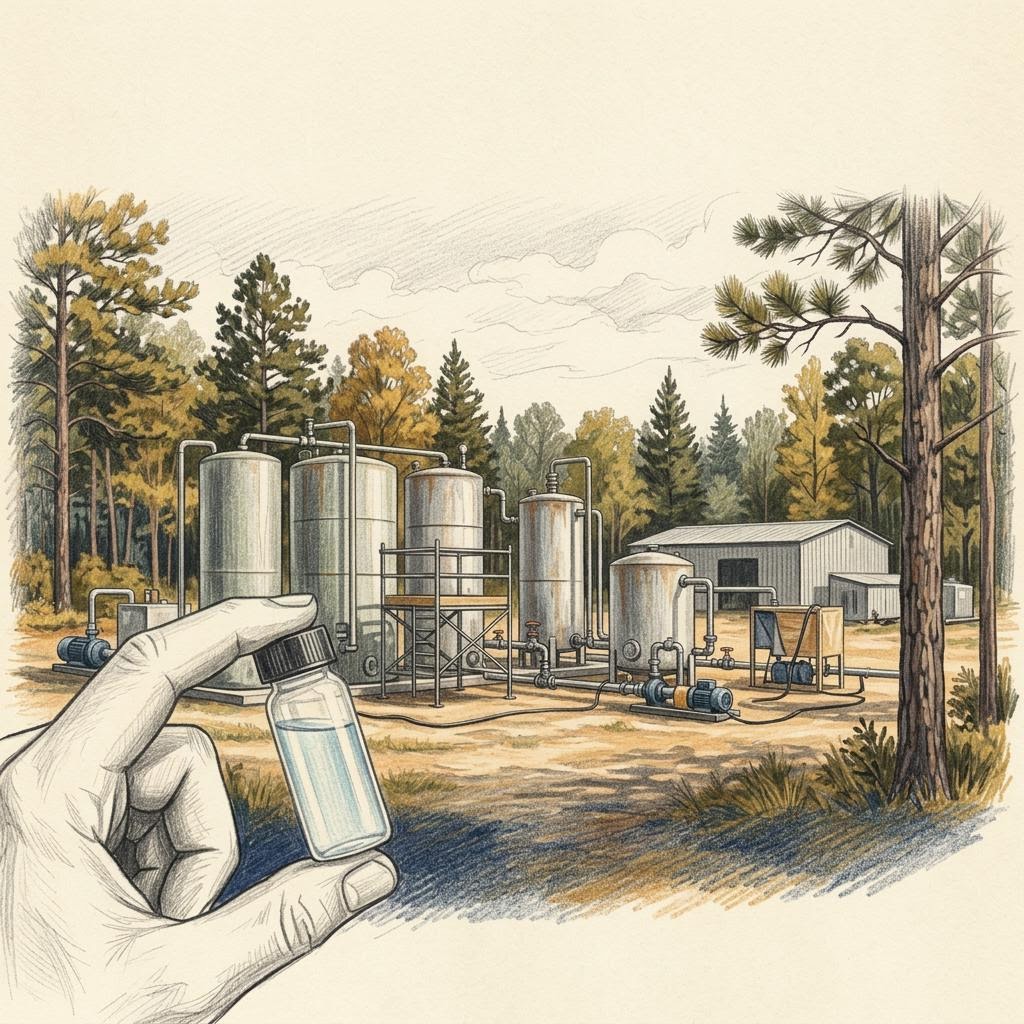 Editorial illustration for Lithium From Brine in East Texas: What Landowners Should Know