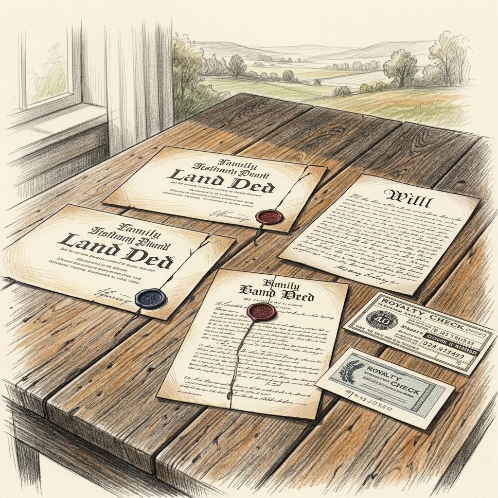 Editorial illustration for I Inherited Mineral Rights in Texas. Now What?